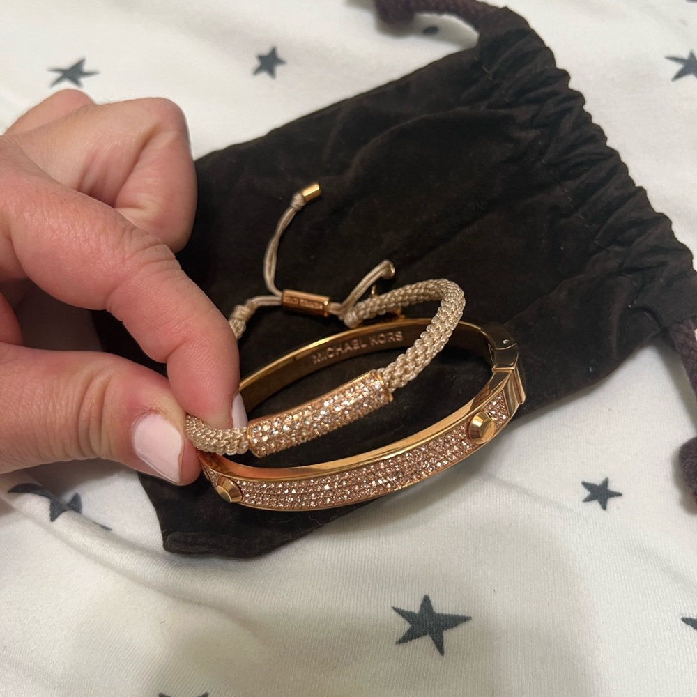 Michael Kors Gold Bracelet Set